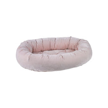 Donut Bed For Dogs in Blush Fabric Finish Size - MED