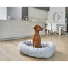 Donut Bed For Dogs in Storm  Fabric Finish Size - XL