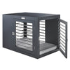 Moderno Crate Bed For Dogs in Grey Fabric Finish Size - XL