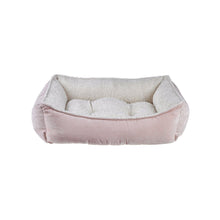 Scoop Bed For Dogs in Blush Fabric Finish Size - SML