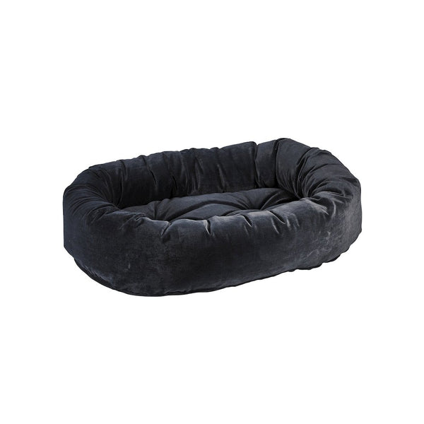 Donut Bed For Dogs in Storm  Fabric Finish Size - XS