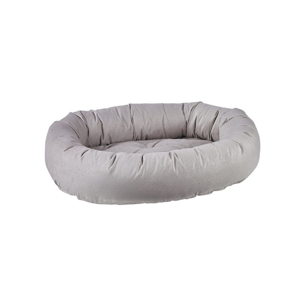 Donut Bed For Dogs in Sandstone Fabric Finish Size - MED