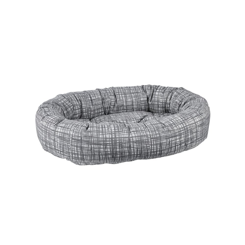 Donut Bed For Dogs in Tribeca Fabric Finish Size - MED