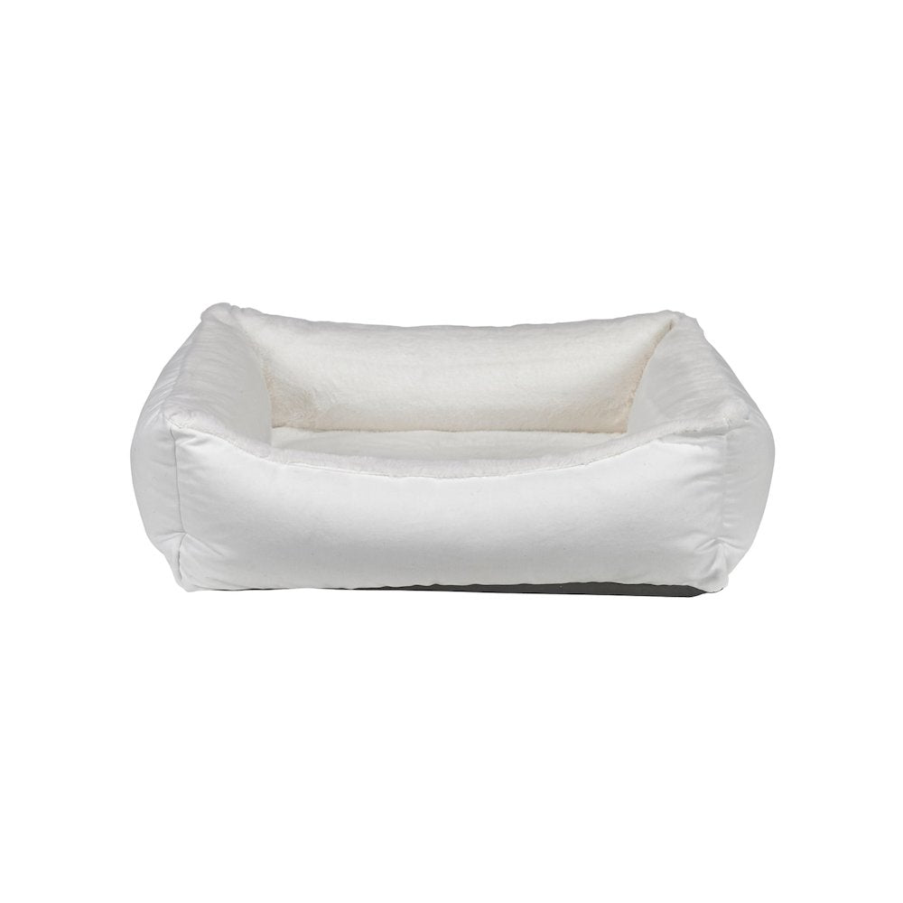 Oslo Ortho Bed For Dogs in Winter White Fabric Finish Size - XL