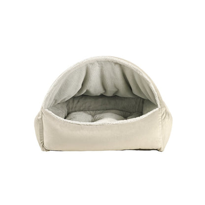 Canopy Bed For Dogs in Cloud Fabric Finish Size - LRG