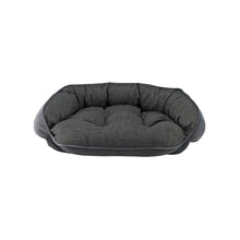 Crescent Bed For Dogs in Storm Fabric Finish Size - MED