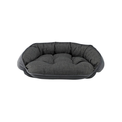 Crescent Bed For Dogs in Storm Fabric Finish Size - MED
