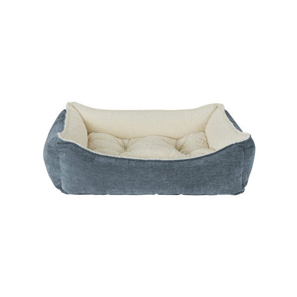 Scoop Bed For Dogs in Mineral Fabric Finish Size - MED