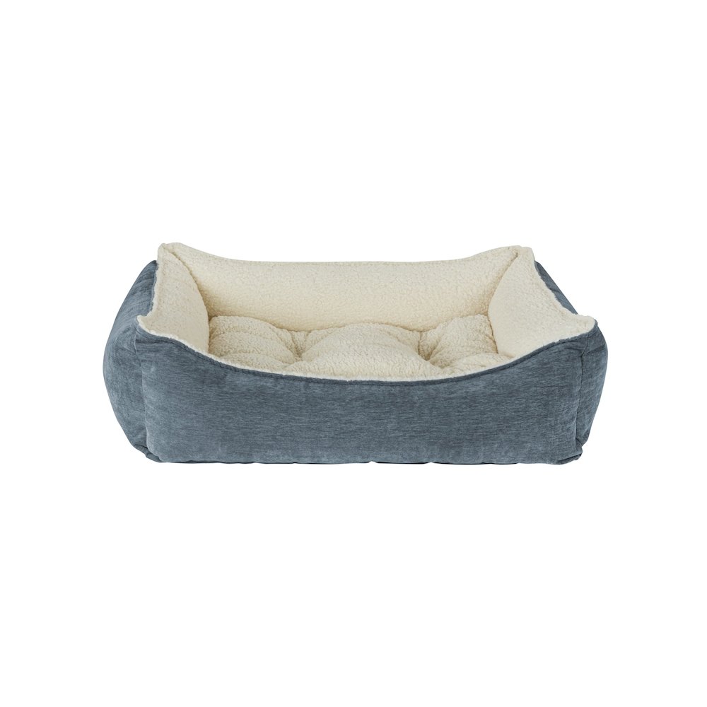 Scoop Bed For Dogs in Mineral Fabric Finish Size - MED
