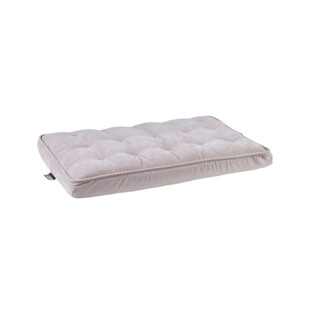 Luxury Crate Mattress For Dogs in Blush Fabric Finish Size - LRG