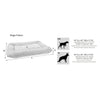 Hugo FutonBed For Dogs in Vanilla Fabric Finish Size - LRG