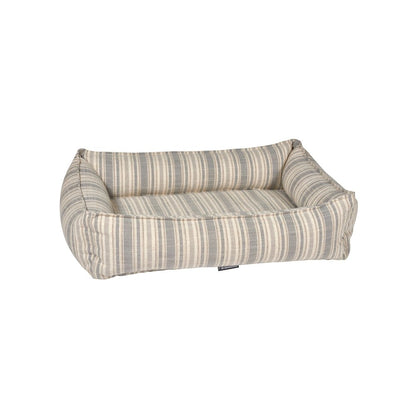 Urban Lounger Bed For Dogs in Harper Stripe Fabric Finish Size - SML