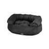 Double DonutBed For Dogs in Iron Mountain Fabric Finish Size - SML