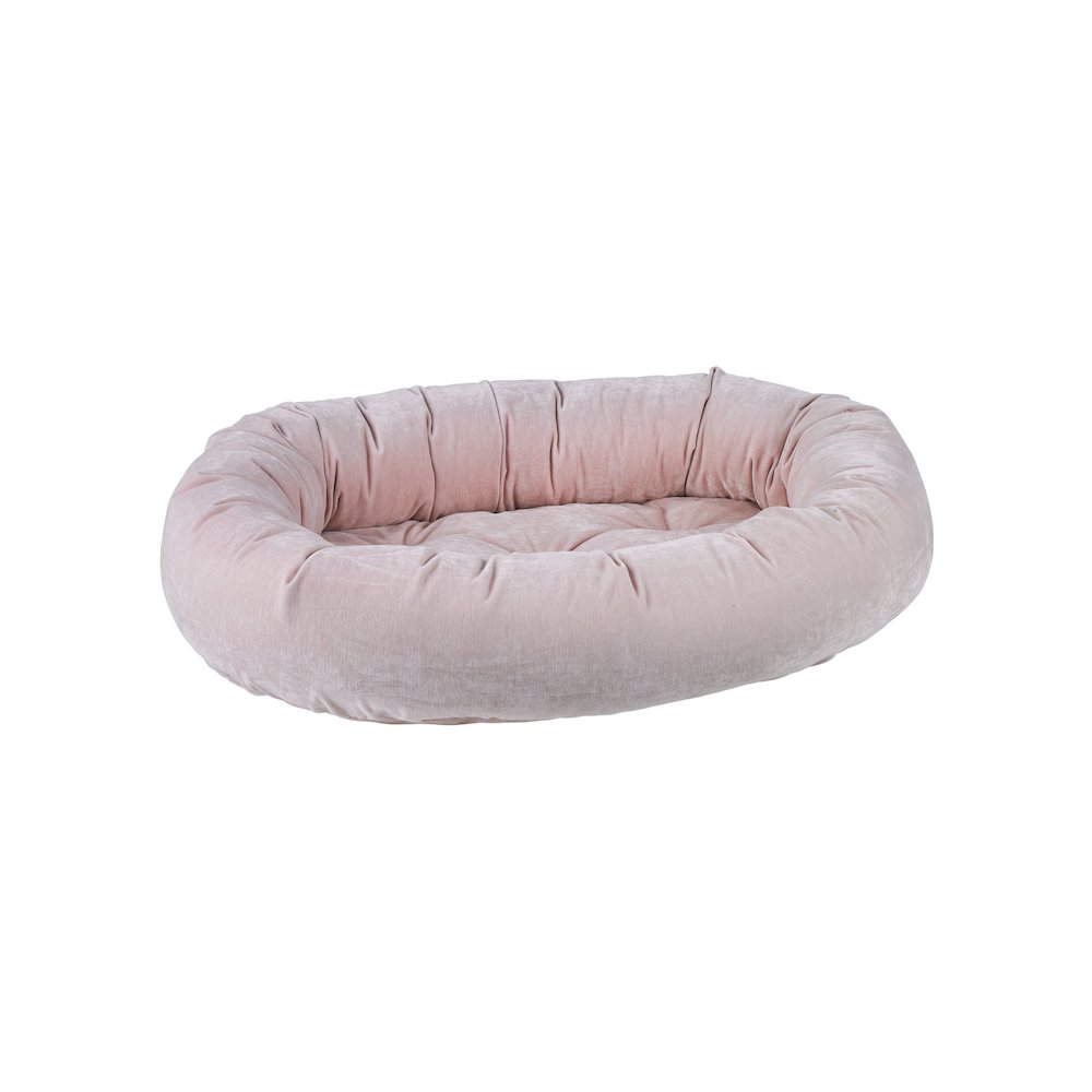 Donut Bed For Dogs in Blush Fabric Finish Size - XS