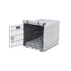 Crate Cover Bed For Dogs in Taupe Herringbone Fabric Finish Size - XXL