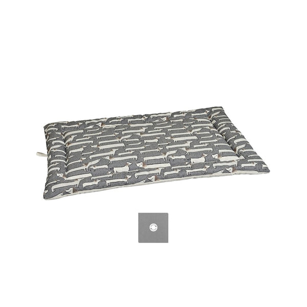 Cosmopolitan Mat For Dogs in Dashing Dogs Fabric Finish Size - LRG