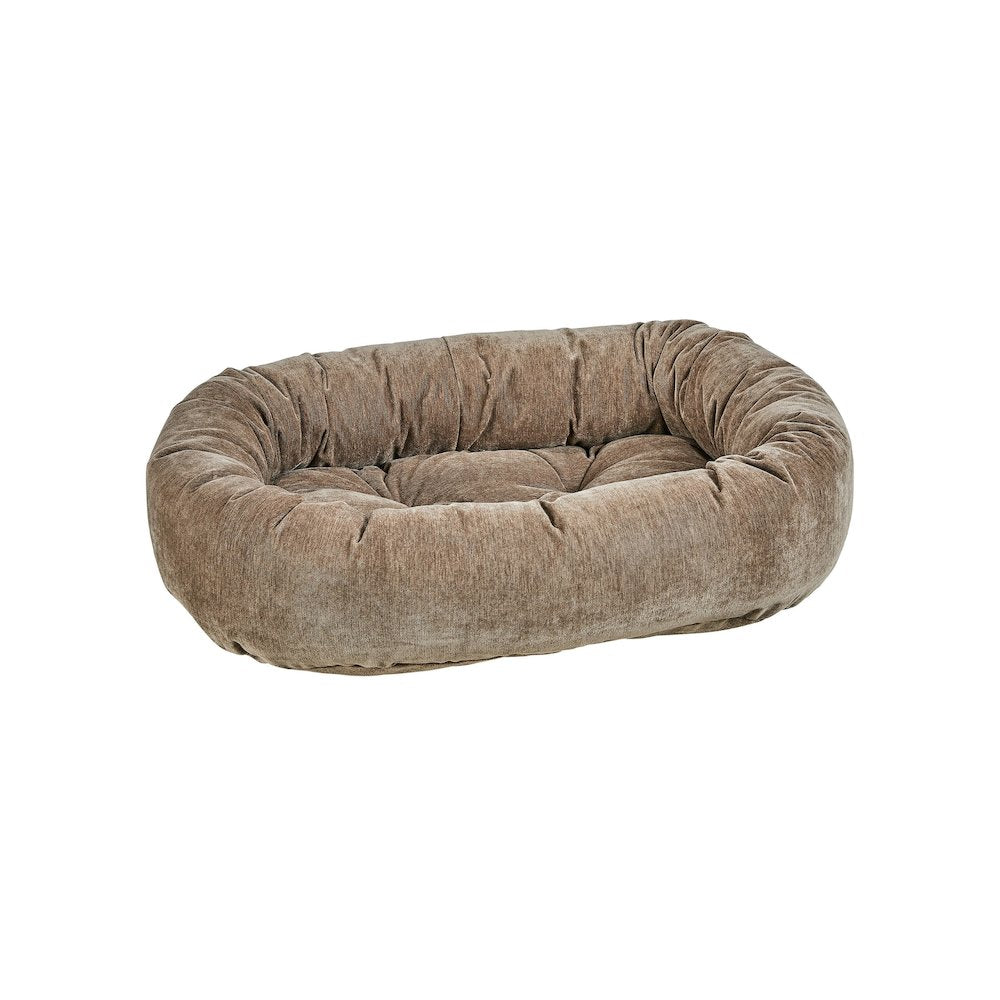 Donut Bed For Dogs in Bark Fabric Finish Size - XXL