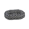 Donut Bed For Dogs in Azure Fabric Finish Size - SML