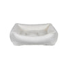 Scoop Bed For Dogs in Winter White Fabric Finish Size - XL