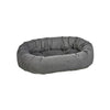 Donut Bed For Dogs in Ash  Fabric Finish Size - LRG