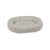 Donut Bed For Dogs in Vanilla Fabric Finish Size - XS