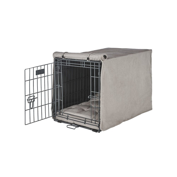 Crate Cover Bed For Dogs in Sandstone Fabric Finish Size - XXL