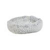Icelandic Shag Bed For Dogs in Frost White Fabric Finish Size - LRG