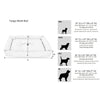 Tango Multi Bed For Dogs in Bark Fabric Finish Size - XL
