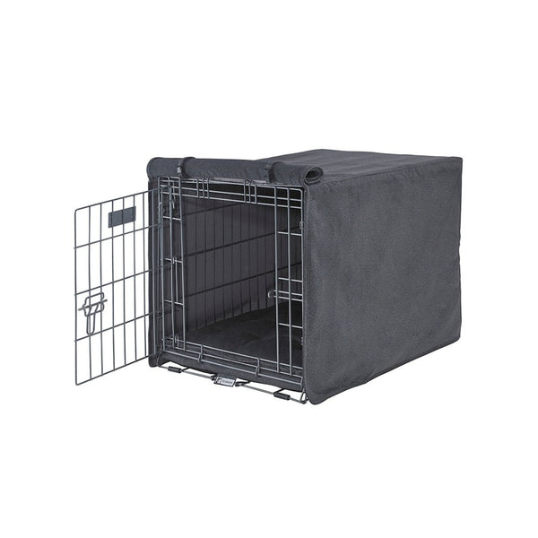 Crate Cover Bed For Dogs in Flint Fabric Finish Size - LRG