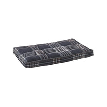 Luxury Crate Mattress For Dogs in Greystone Tartan Fabric Finish Size - LRG