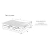 Yugen Pet Lounger Bed For Dogs in White Oak Fabric Finish Size - LRG