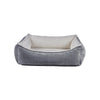 Oslo Ortho Bed For Dogs in Pumice Fabric Finish Size - MED