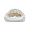 Canopy Bed For Dogs in Winter White Fabric Finish Size - XL