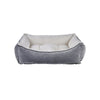 Scoop Bed For Dogs in Pumice Fabric Finish Size - MED