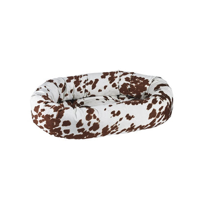Donut Bed For Dogs in Durango Fabric Finish Size - SML