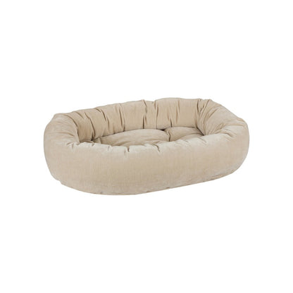 Donut Bed For Dogs in Linen Fabric Finish Size - XS