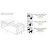 Artisan Wood Feeder - Double in Bamboo Fabric Finish Size - MED
