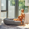 Donut Bed For Dogs in Tribeca Fabric Finish Size - XXL