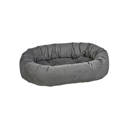 Donut Bed For Dogs in Ash  Fabric Finish Size - SML