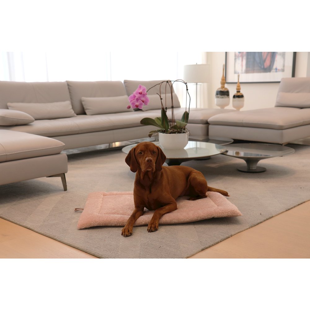 Cosmopolitan Mat For Dogs in Blush Fabric Finish Size - SML