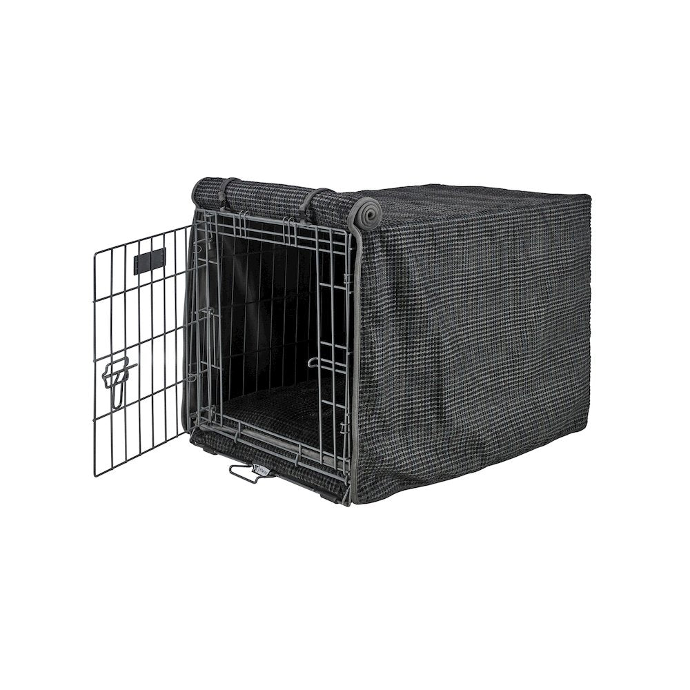 Crate Cover Bed For Dogs in Iron Mountain Fabric Finish Size - XXL