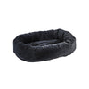 Donut Bed For Dogs in Storm  Fabric Finish Size - SML