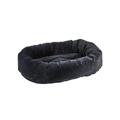 Donut Bed For Dogs in Storm  Fabric Finish Size - SML