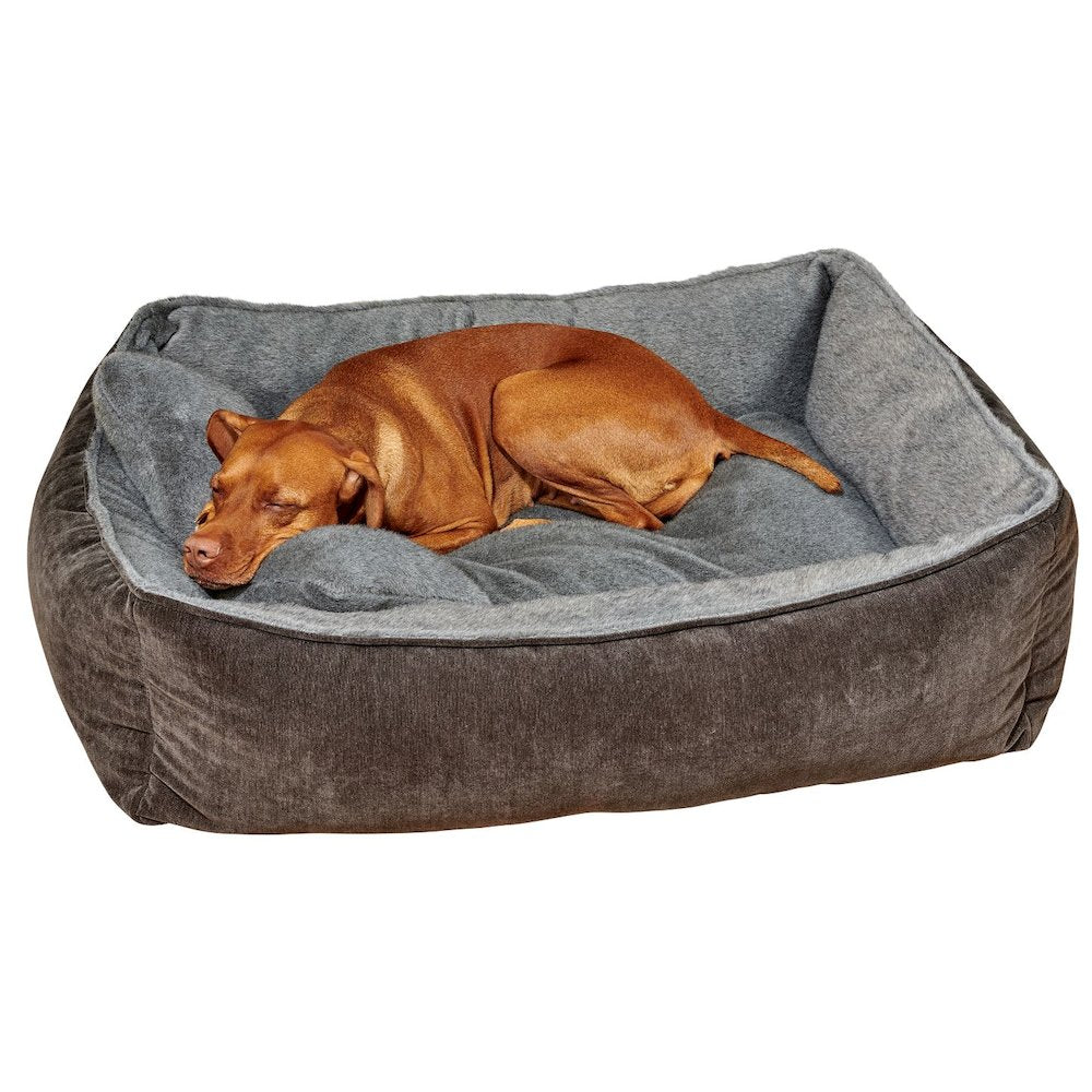 B-Lounge Bed For Dogs in Fawn Fabric Finish Size - LRG