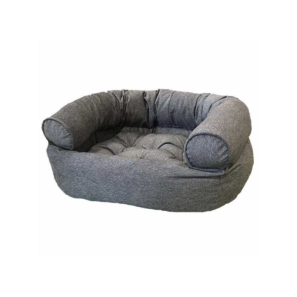 Double DonutBed For Dogs in Gravel Fabric Finish Size - XL