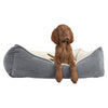 Oslo Ortho Bed For Dogs in Pumice Fabric Finish Size - MED