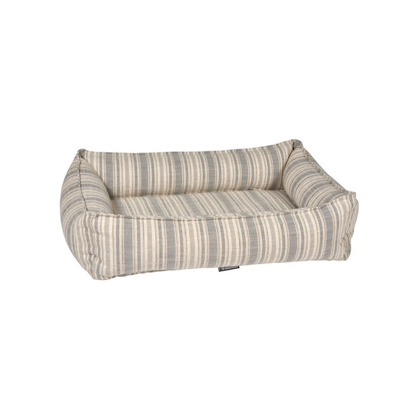 Urban Lounger Bed For Dogs in Harper Stripe Fabric Finish Size - LRG