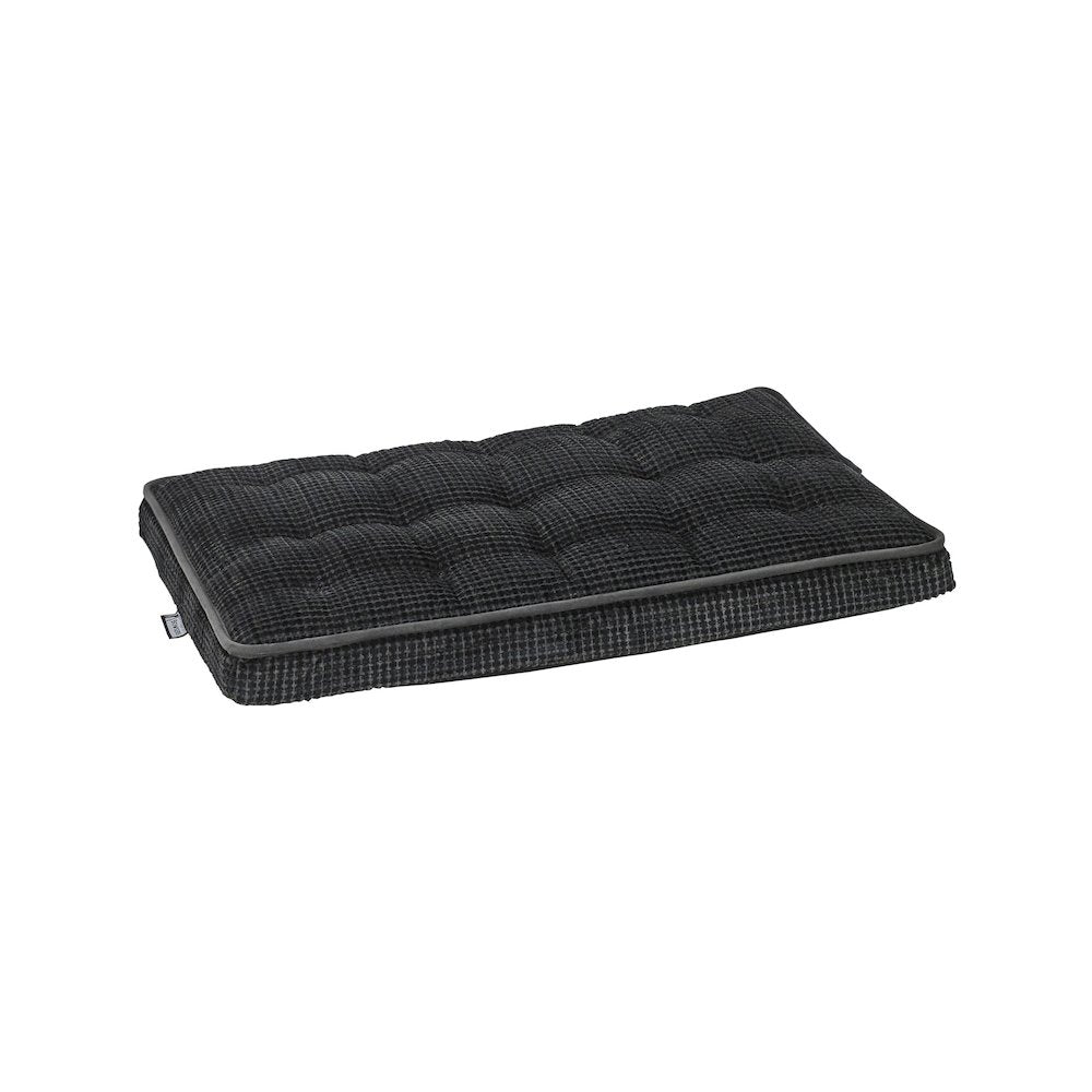 Luxury Crate Mattress For Dogs in Iron Mountain Fabric Finish Size - MED