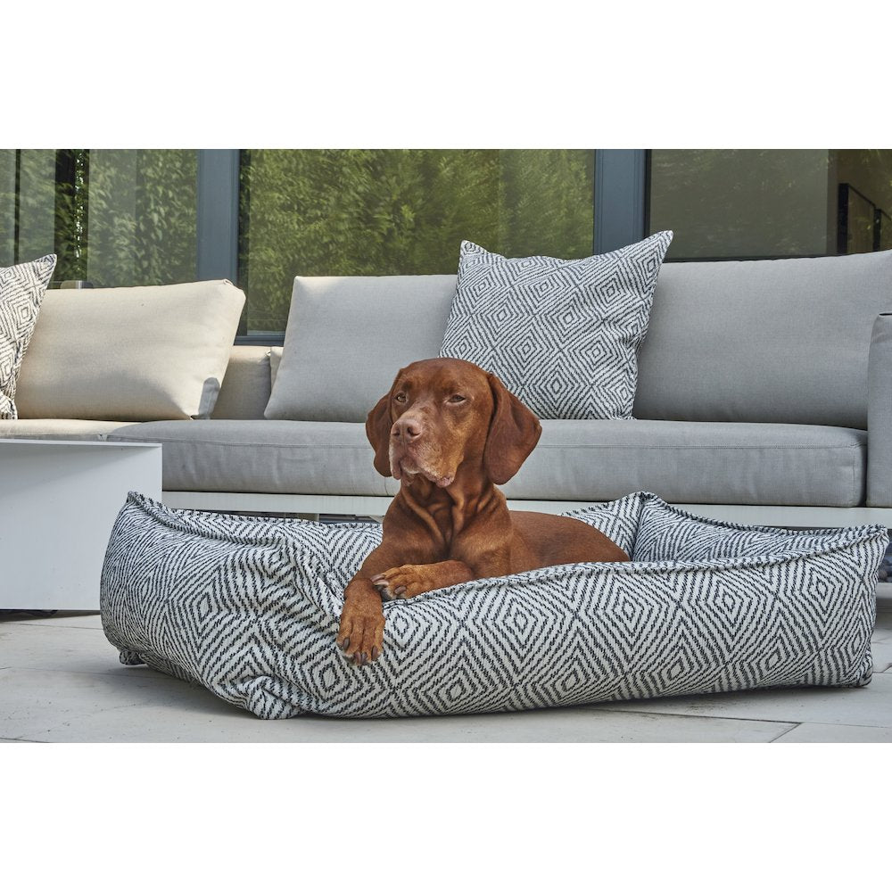 Urban Lounger Bed For Dogs in Allumina Fabric Finish Size - XL