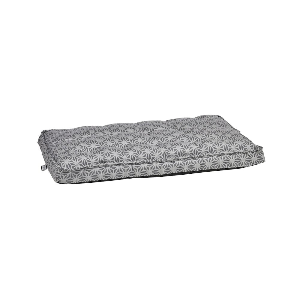 Luxury Crate Mattress For Dogs in Mercury Fabric Finish Size - XXL